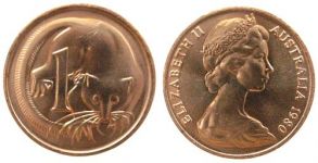 Australien - Australia - 1980 - 1 Cent  unc