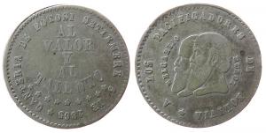 Bolivien - Bolivia - 1865 - 1/2 Melgarejo  ss