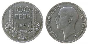 Bulgarien - Bulgaria - 1934 - 100 Leva  ss+