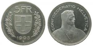 Schweiz - Switzerland - 1995 - 5 Franken  vz-unc