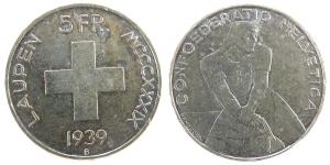 Schweiz - Switzerland - 1939 - 5 Franken  vz