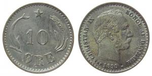 Dänemark - Denmark - 1899 - 10 Öre  vz