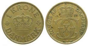 Dänemark - Denmark - 1939 - 1 Krone  ss