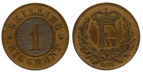 Dänemark - Denmark - 1856 - 1 SRM  ss-vz
