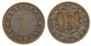 Dänemark - Denmark - 1860 - 1 SRM  ss