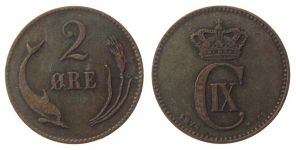 Dänemark - Denmark - 1874 - 2 Öre  ss