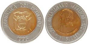 Ecuador - 1995 - 100 Sucres  unc