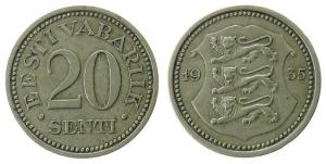 Estland - Estonia - 1935 - 20 Senti  ss