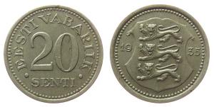 Estland - Estonia - 1935 - 20 Senti  vz