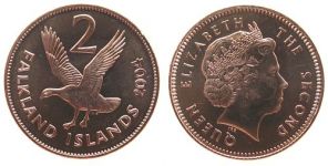 Falkland Inseln - Falkland Islands - 2004 - 2 Pence  unc