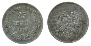 Finnland - Finland - 1917 - 25 Pennia  unc