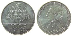 Frankreich - France - 1987 - 100 Francs  vz-unc