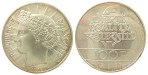 Frankreich - France - 1988 - 100 Franc  unc