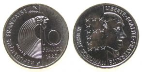 Frankreich - France - 1986 - 10 Francs  stgl