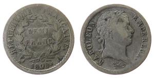 Frankreich - France - 1808 - 1/2 Franc  fast ss