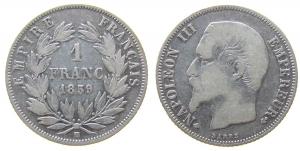 Frankreich - France - 1859 - 1 Franc  gutes schön