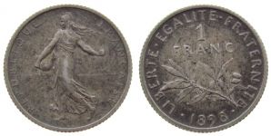 Frankreich - France - 1898 - 1 Franc  fast vz