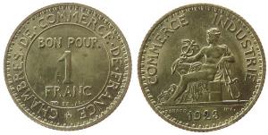 Frankreich - France - 1923 - 1 Franc  unc