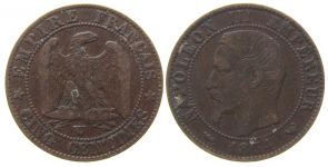 Frankreich - France - 1854 - 5 Centimes  ss