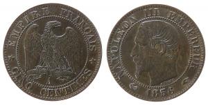 Frankreich - France - 1856 - 5 Centimes  vz+