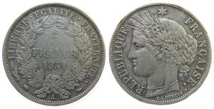 Frankreich - France - 1851 - 5 Francs  ss