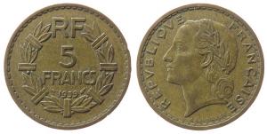Frankreich - France - 1939 - 5 Francs  ss
