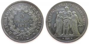 Frankreich - France - 1873 - 5 Francs  vz