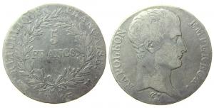 Frankreich - France - 1799-1804 An 13 - 5 Francs  s+