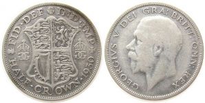 Großbritannien - Great-Britain - 1930 - 1/2 Crown  s/ss