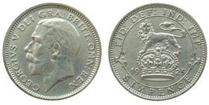 Großbritannien - Great-Britain - 1922 - 6 Pence  vz