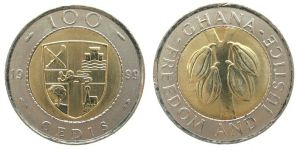 Ghana - 1999 - 100 Cedis  unc