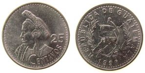 Guatemala - 1998 - 25 Centavos  unc
