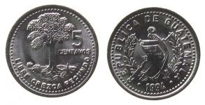Guatemala - 1994 - 5 Centavos  unc