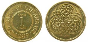 Guyana - 1989 - 1 Cent  unc