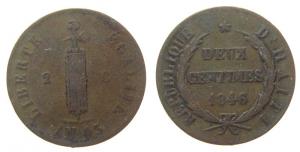 Haiti - 1846 - 2 Centimes  ss