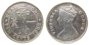 Hong Kong - 1902 - 10 Cents  ss