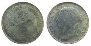 Hong Kong - 1890 - 20 Cents  ss