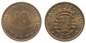 Indien Portugal - India Portugal - 1961 - 10 Centavos  unc