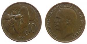 Italien - Italy - 1921 - 10 Centesimi  vz