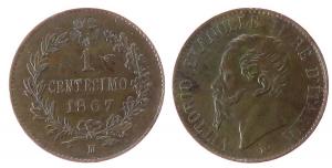 Italien - Italy - 1867 - 1 Centesimo  unc