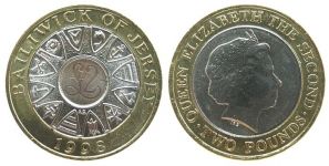 Jersey - 1998 - 2 Pfund  unc