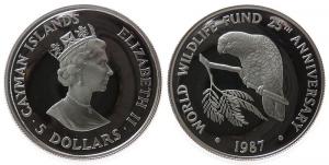 Kaiman Inseln - Cayman Islands - 1987 - 5 Dollar  pp