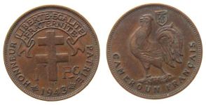 Kamerun - Cameroon - 1943 - 1 Franc  ss-vz