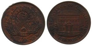 Kanada - Canada - 1842 - 1 Penny-Token  ss+