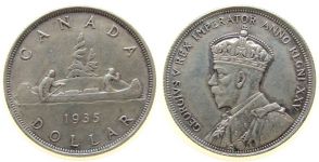 Kanada - Canada - 1935 - 1 Dollar  ss+