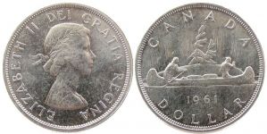 Kanada - Canada - 1961 - 1 Dollar  unc