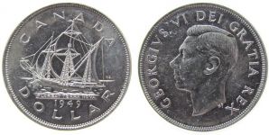 Kanada - Canada - 1949 - 1 Dollar  vz-unc