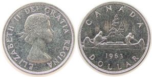 Kanada - Canada - 1963 - 1 Dollar  vz-unc