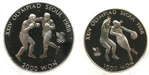 Korea Süd - Korea South - 1986 - 3000 Won  pp