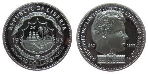 Liberia - 1993 - 10 Dollars  pp
